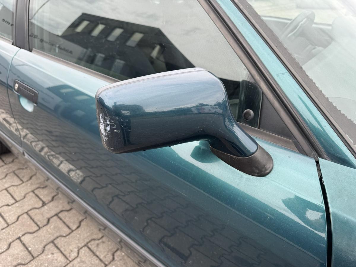 Audi 80B4 original Au&szlig;enspiegel rechts elektrisch verstellbar LZ6P Gomera Gr&uuml;nmet. Bj.1993